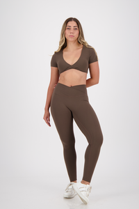 Ribbon Cedar Brown Top