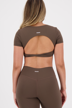 Cargar imagen en el visor de la galería, Ribbon Cedar Brown Top
