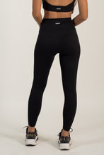 Cargar imagen en el visor de la galería, Bloom Comfy  Sky Black leggings
