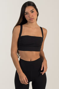 Bloom Sky Black Top