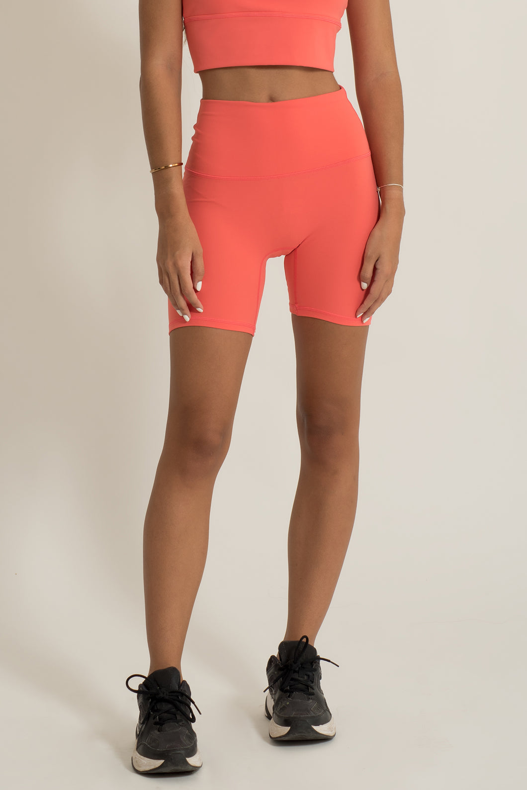 Solid Coral Sunrise Short