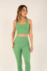 Solid  Light Green Top