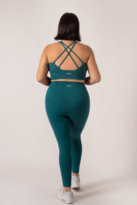 Solid Leggings Green Bluish