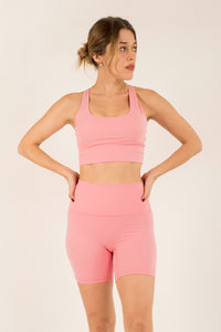 Solid Pink Lemonade Short