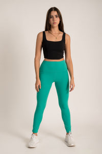 Comfy Aurora Green leggings