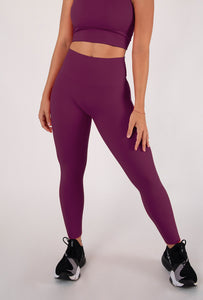 Solid Leggings Grape Purple