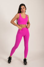 Cargar imagen en el visor de la galería, Solid Bright Magenta Leggings
