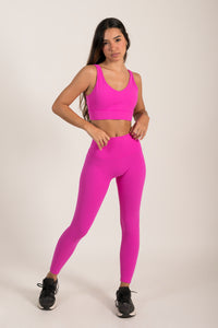 Solid Bright Magenta Leggings