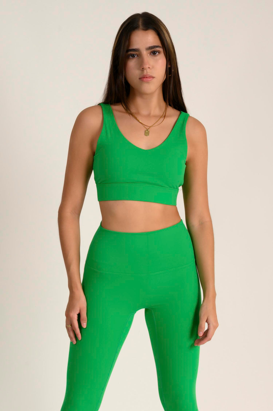 Solid Bright Green Top