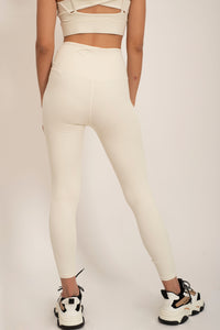 Track Ivory Cream Leggings