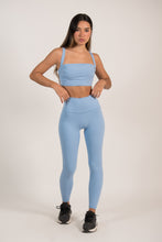 Cargar imagen en el visor de la galería, Bloom Comfy Sky Blue leggings
