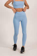 Cargar imagen en el visor de la galería, Bloom Comfy Sky Blue leggings
