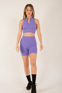 Solid  Lavender Short