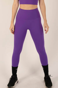 Solid Dark Purple Leggings